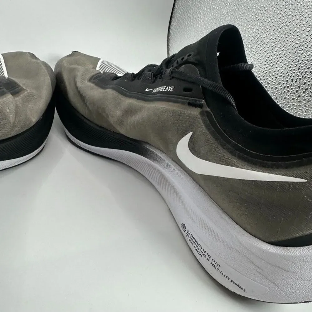 Nike Zoom Fly 3 Shoes Mens Size 11‎ Black White Running Cushioned